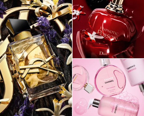 My Holy Grail Scents 💅✨️ cover photo collage