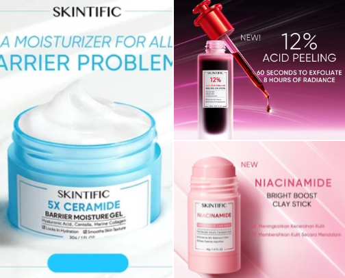 Recommended Skin care routine (for all skin types) cover photo collage