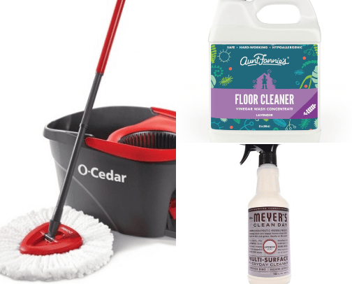 Cleaning Must haves cover photo collage