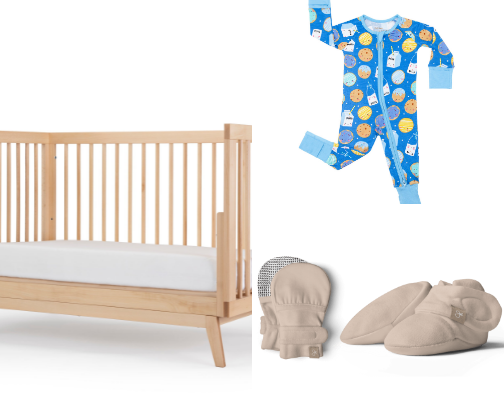 Baby essentials cover photo collage