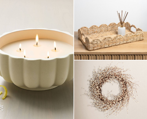 Spring decor finds cover photo collage