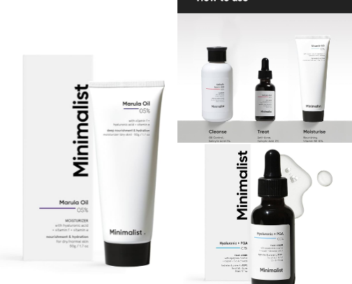 Minimalist Skincare Must-Haves cover photo collage