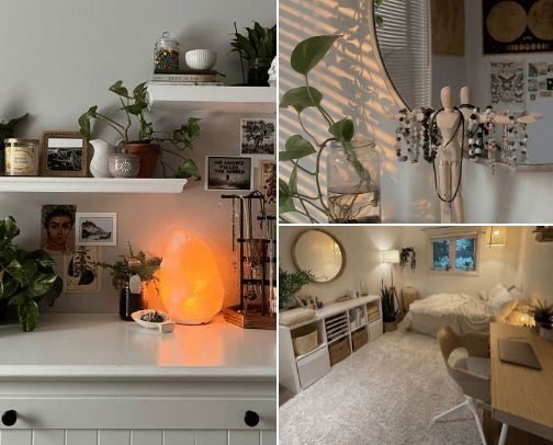 Aesthetic room cover photo collage