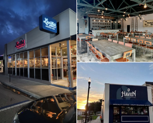 Cool Places to Eat and Drink in Downtown Winter Haven cover photo collage