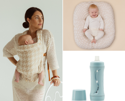 Baby products cover photo collage