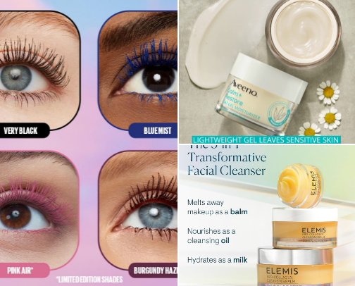 beauty products everyone's raving about🌺 cover photo collage