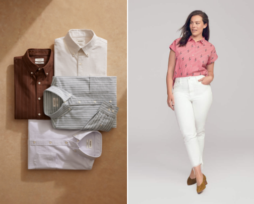 Bonobos pants cover photo collage