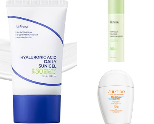 Acne Safe Sunscreen cover photo collage