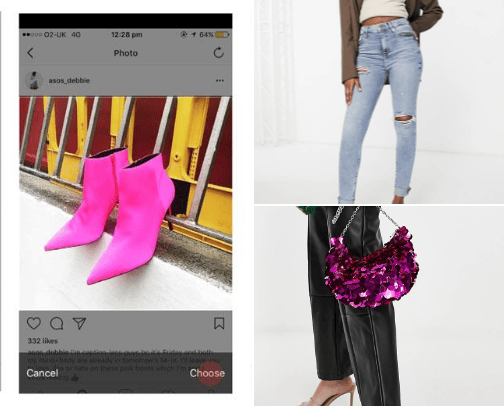 Asos cover photo collage