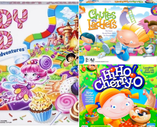 Board games for all ages cover photo collage
