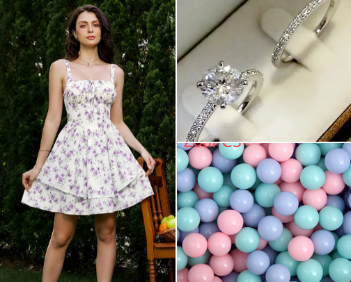 My Temu Finds cover photo collage