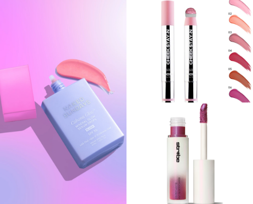 Blushed cheeks please cover photo collage