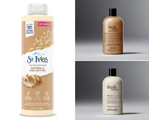 Smell good shower products if you want to smell delicious✨ cover photo collage