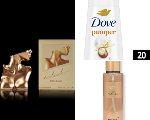vanilla smelling products for you cover photo collage