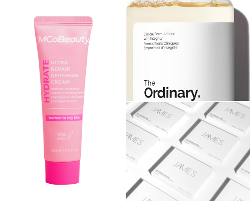Skincare essentials for over 40's cover photo collage