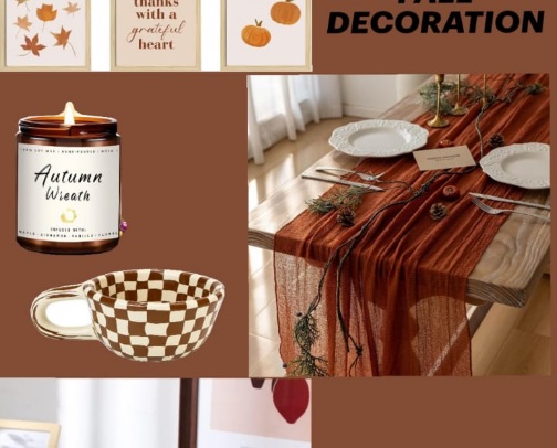 Fall Home Décor 🍂✨ cover photo collage