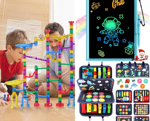 Toys that keep my son with autism/on the spectrum busy 🧩 cover photo collage