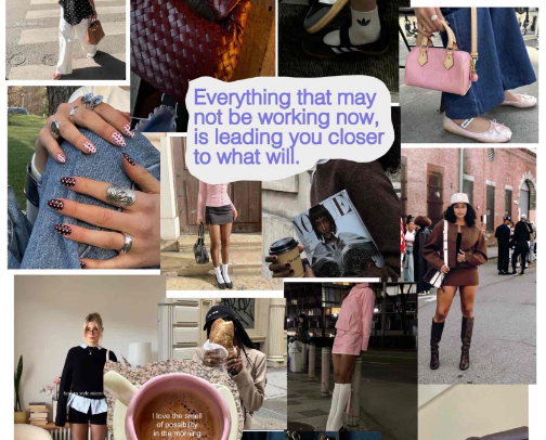 your creative direction for fall 🩷🍁🍂 cover photo collage
