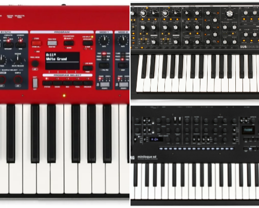Best Synthesizers of 2025 cover photo collage