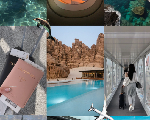 Pack Light, Move Fast: Travel Essentials That Make You Feel Smart cover photo collage