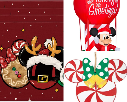 Disney Christmas Home Decor cover photo collage