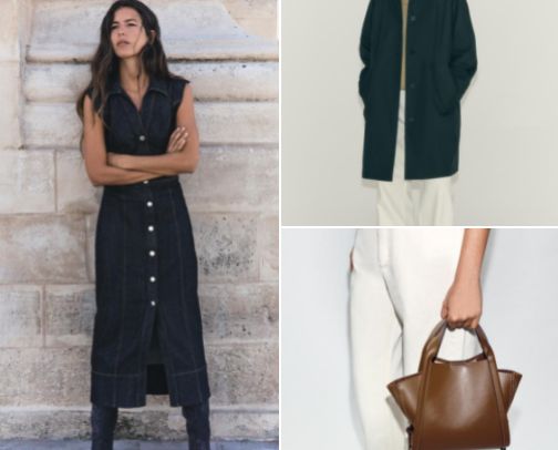 My Forest Green & Denim Autumn Look cover photo collage