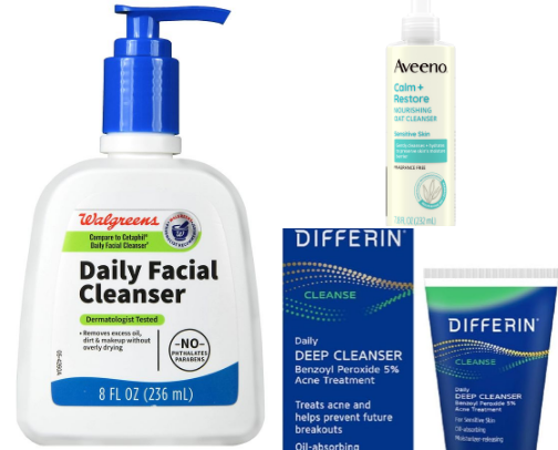 My Go to Face Wash for Sensitive Skin cover photo collage