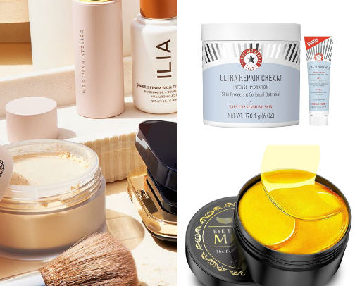 Everyday make up essentials cover photo collage