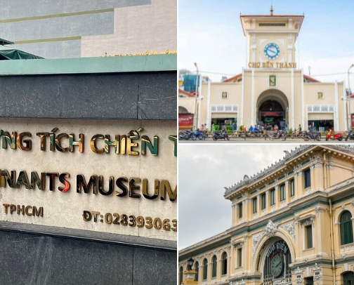 Places in Ho Chi Minh, Vietnam for a Short Visit cover photo collage