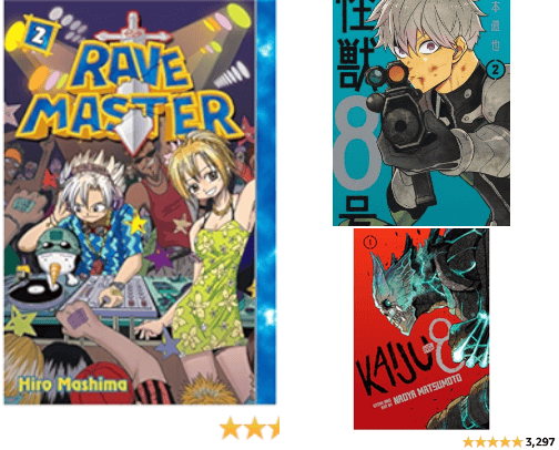 Amazing Manga cover photo collage