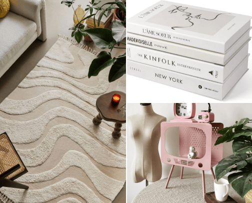 Home decor + cover photo collage