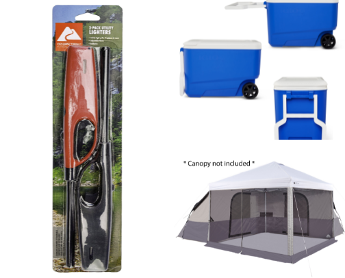 My favorite things that I bought this year for camping cover photo collage