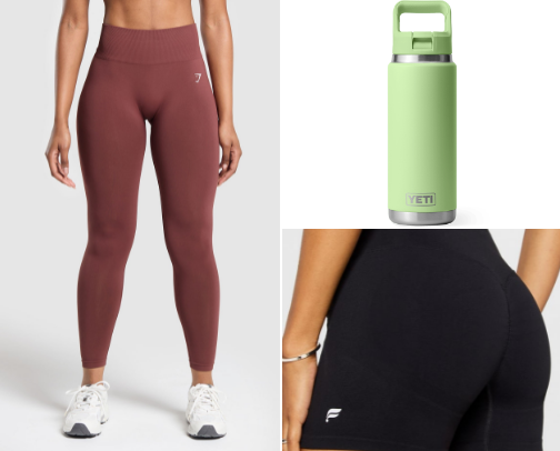 Gym Essentials 💪✨ cover photo collage