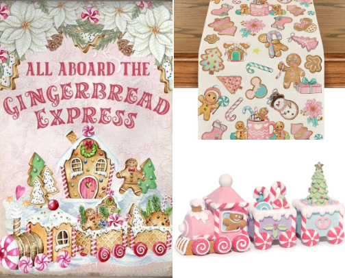 Pink Gingerbread Cookie Kitchen 🎄💕 cover photo collage