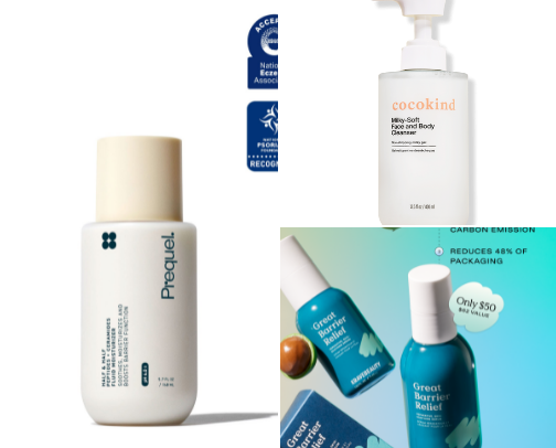 Rosacea girlie skin essentials cover photo collage