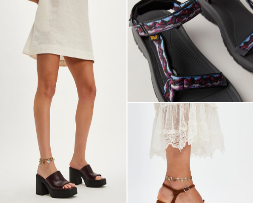 Summer shoes ✨ cover photo collage