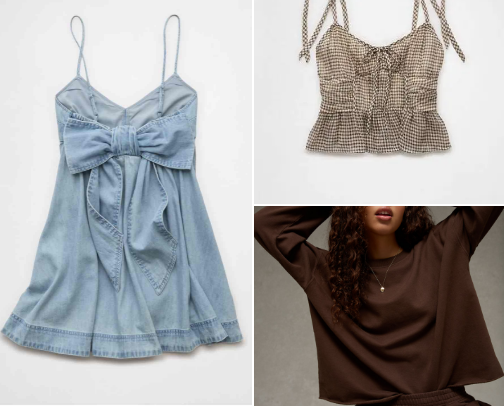 American Eagle Fall Faves 🤎🐻☁️ cover photo collage