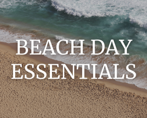 Beach Day Essentials ☀️ cover photo collage