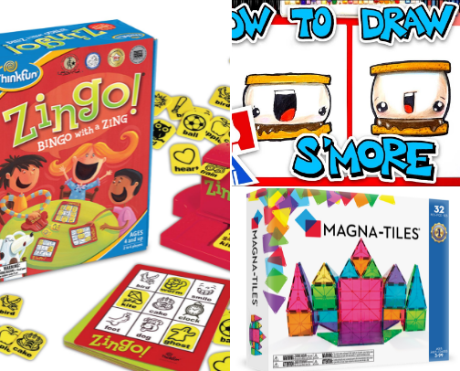 Kids boredom busters cover photo collage