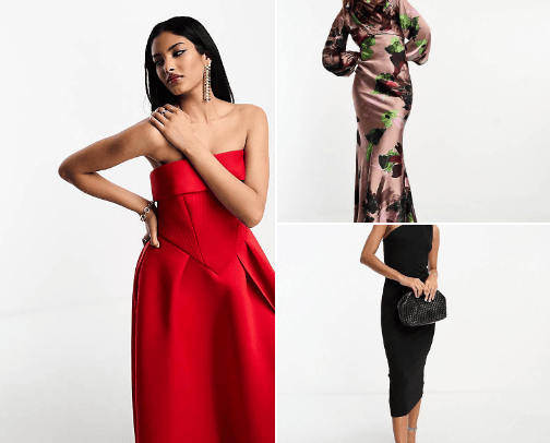 wedding guest & evening looks 🌟 cover photo collage