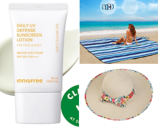 The Sun is out: Must have beach essentials 🌊🌞🏖 cover photo collage