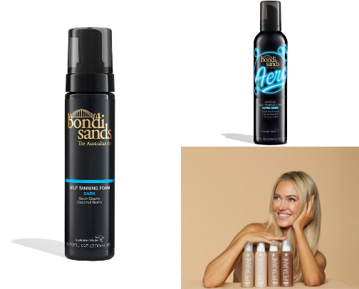 Self tanner recommendations! cover photo collage
