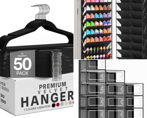 Closet Glow-Up on a Budget: Big Organization, Little Money cover photo collage