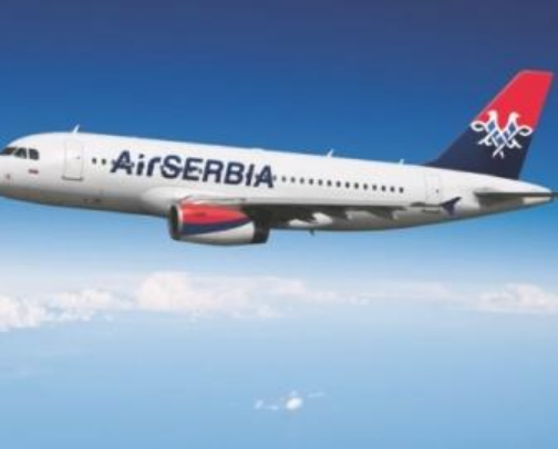 Air Serbia check in tickets cover photo collage