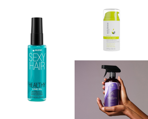 Hair care cover photo collage