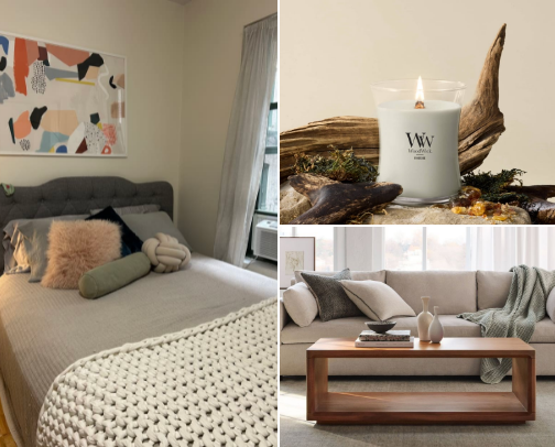 The Cozy Home Edit: Little Things That Make Home Feel Better cover photo collage