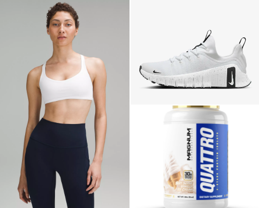 Gym girl essentials 🏋🏽‍♀️💪🏽 cover photo collage