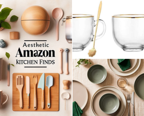 🍽️ Aesthetic Amazon Kitchen Finds ✨ cover photo collage