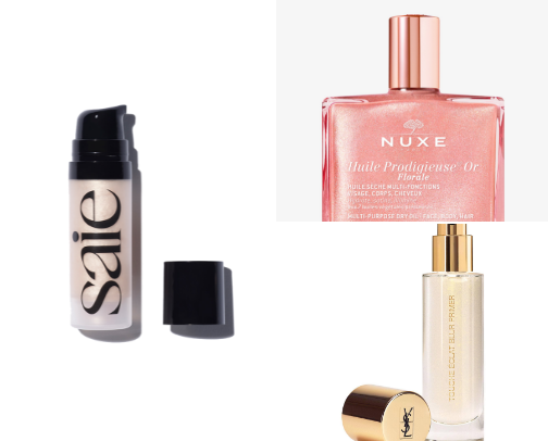 glowy skin is a must every season! cover photo collage