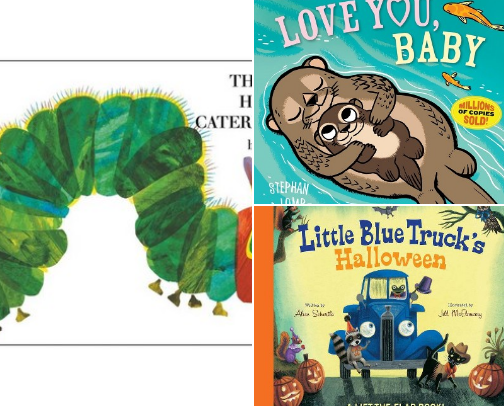 Kids books that don't suck to read as an adult who doesn't like reading long kids books cover photo collage